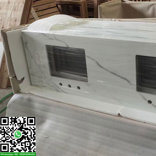 Calacatta White Nanoglass Countertop