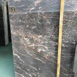 Alan black marble slab with competitive price