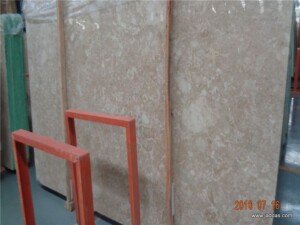 Antique beige marble slab with competitive price