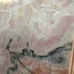 Beautiful pink onyx slab and tiles for countertops