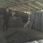 Black Galaxy Granite, High Quality Black Granite Slab
