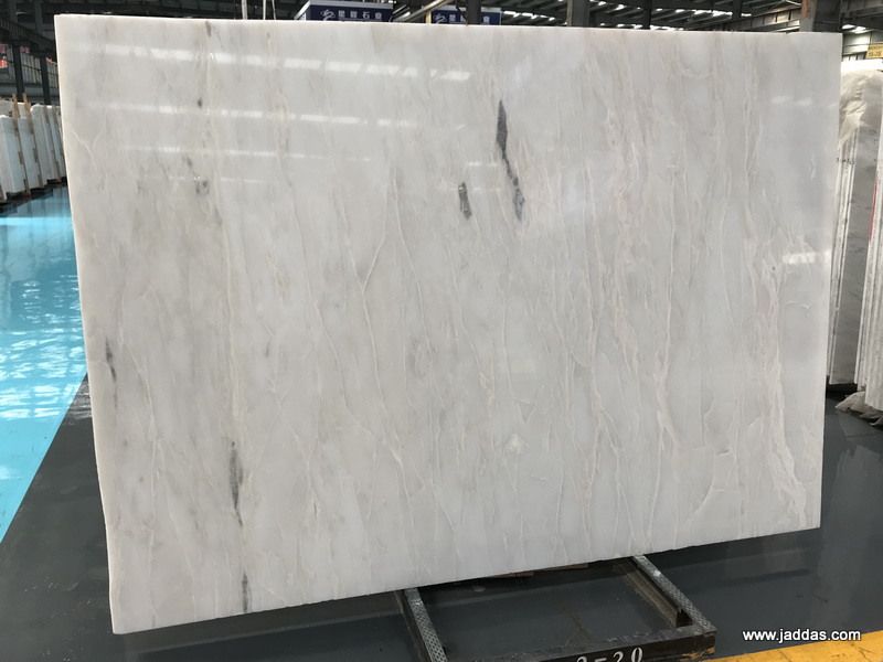 Cary ice white marble