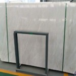 Cary ice white marble marble slab with competitive price