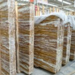 China gold onyx slab and tiles for countertops