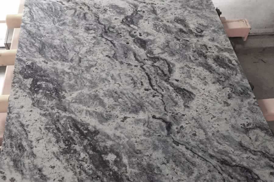 Diamond white granite