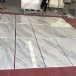 Elegant white marble slab with competitive price