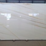 Golden white marble slab with competitive price