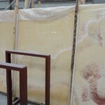 Iris yellow onyx slab and tiles for countertops