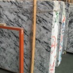 Milano white marble slab with competitive price
