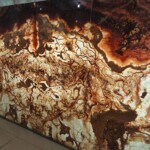 Onyx glass composite slab and tiles for countertops