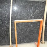 Platinum black marble slab with competitive price