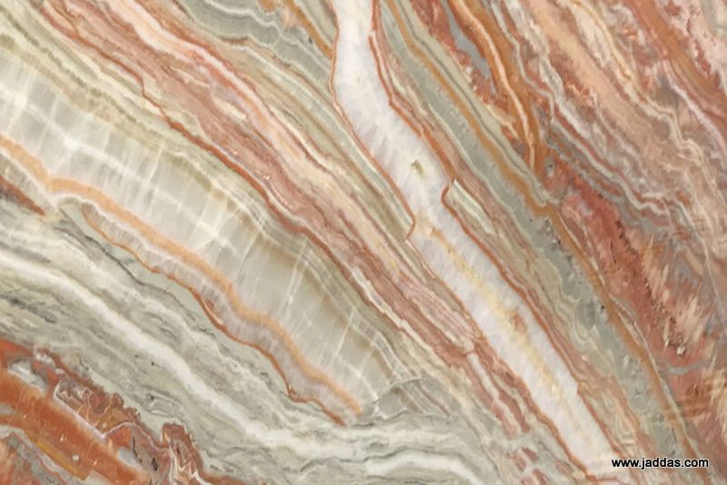 Rainbow onyx slab and tiles for countertops