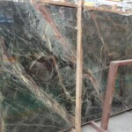 Rainforest brown marble slab with competitive price