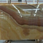 Red dragon onyx slab
