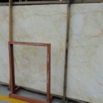 Royal gold onyx slab and tiles for countertops