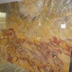 Ruby gold marble slab with competitive price