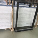 Silver wood marble slab with competitive price