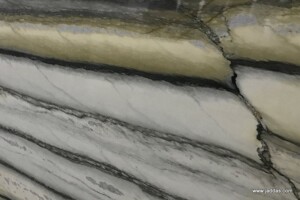 Vinci white marble slab with competitive price
