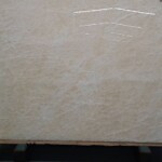 White pearl onyx slab and tiles for countertops