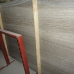 Wooden grey marble slab with competitive price