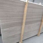 Wooden white marble slab with competitive price