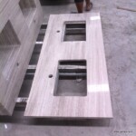 Wooden white marble slab with competitive price