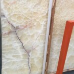 Yellow pearl onyx slab and tiles for countertops