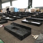 Zebra black marble slab with competitive price